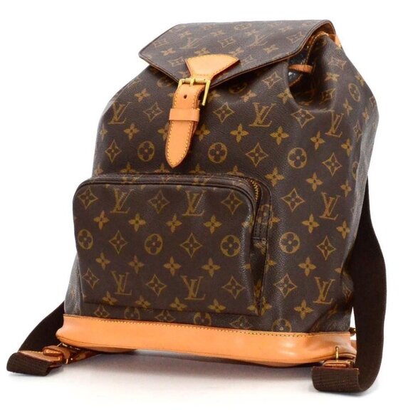 ?EXTRA LARGE? Authentic Louis Vuitton Monogram Montsouris GM Backpack Bag LV main image 9